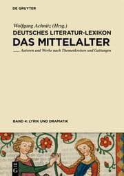 Cover von Deutsches Literatur-Lexikon: Das Mittelalter 4