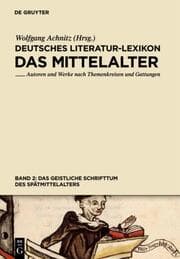 Cover von Deutsches Literatur-Lexikon: Das Mittelalter 2