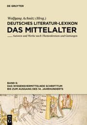 Cover von Deutsches Literatur-Lexikon: Das Mittelalter 6