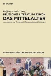 Cover von Deutsches Literatur-Lexikon: Das Mittelalter 8
