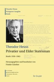Cover von Theodor Heuss, Privatier und Elder Statesman