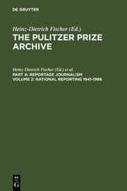 Cover von National Reporting 1941-1986