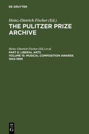 Cover von Musical Composition Awards 1943-1999