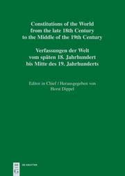 Cover von Constitutional Documents of Haiti 1790-1860