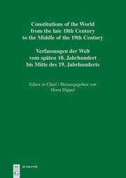 Cover von National Constitutions