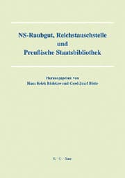 Cover von NS-Raubgut, Reichstauschstelle und Preussische Staatsbibliothek