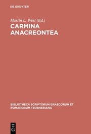 Cover von Carmina Anacreontea