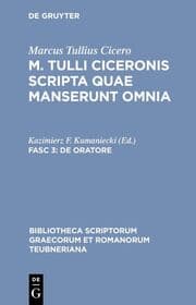 Cover von De oratore