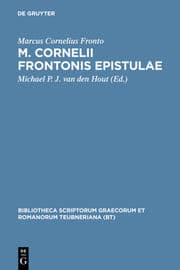 Cover von M.Cornelii Frontonis epistulae
