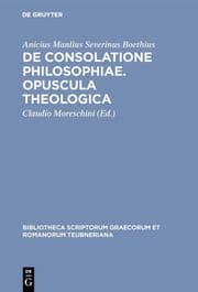 Cover von De consolatione philosophiae.Opuscula theologica
