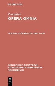 Cover von De bellis libri V-VIII: Bellum Gothicum