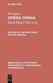 Cover von Historia quae dicitur arcana (Anecdota)