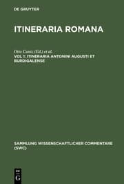 Cover von Itineraria Antonini Augusti et Burdigalense