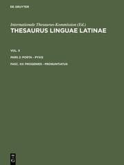 Cover von progenies - pronuntiatus