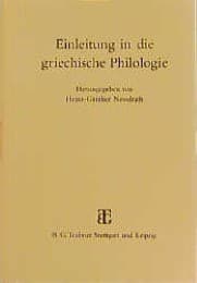 Cover von Einleitung in die griechische Philologie