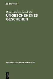 Cover von Ungeschehenes Geschehen