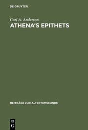Cover von Athena's Epithets