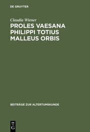 Cover von Proles vaesana Philippi - totius malleus orbis