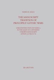 Cover von The Manuscript Tradition of Procopius' Gothic Wars