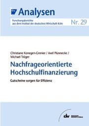 Cover von Nachfrageorientierte Hochschulfinanzierung