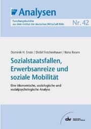 Cover von Sozialstaatsfallen, Erwerbsanreize und soziale Mobilität