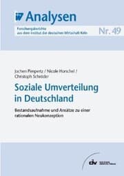 Cover von Soziale Umverteilung in Deutschland