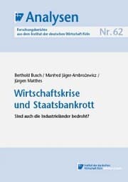 Cover von Wirtschaftskrise und Staatsbankrott