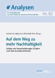 Cover von Auf dem Weg zu mehr Nachhaltigkeit