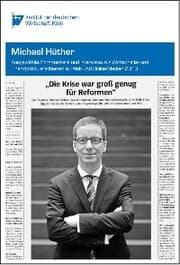 Cover von 'Die Krise war groß genug für Reformen'