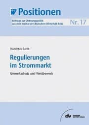 Cover von Regulierungen im Strommarkt