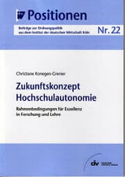 Cover von Zukunftskonzept Hochschulautonomie