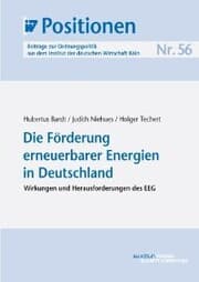 Cover von Die Förderung erneuerbarer Energien in Deutschland