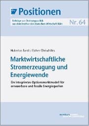 Cover von Marktwirtschaftliche Stromerzeugung und Energiewende