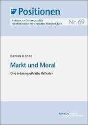 Cover von Markt und Moral
