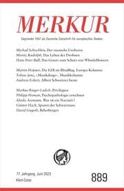 Cover von MERKUR 6/2023