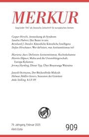 Cover von MERKUR 2/2025