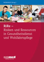 Cover von RiRe - Risiken und Ressourcen in Gesundheitsdienst und Wohlfahrtspflege