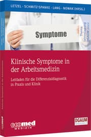 Cover von Klinische Symptome in der Arbeitsmedizin 2022