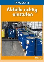 Cover von Infokarte Abfälle richtig einstufen