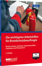 Cover von Die wichtigsten Arbeitshilfen für Brandschutzbeauftragte