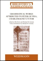 Cover von Grammatical Works Attributed to Peter of Pisa, Charlemagne's Tutor