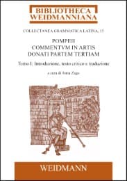 Cover von Pompeii Commentum in Artis Donati partem tertiam, a cura di Anna Zago