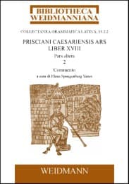 Cover von Prisciani Caesariensis Ars, Liber XVIII, Pars altera, 2