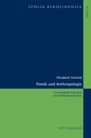 Cover von Poetik und Anthropologie
