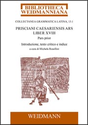 Cover von Prisciani Caesariensis Ars, Liber XVIII, Pars prior
