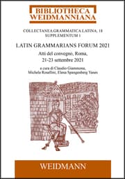 Cover von Latin Grammarians Forum 2021. Supplementum 1