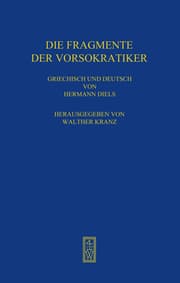 Cover von Die Fragmente der Vorsokratiker