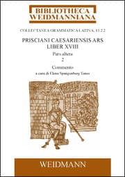 Cover von Prisciani Caesariensis Ars, Liber XVIII, Pars altera, 2