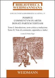 Cover von Pompeii Commentum in Artis Donati partem tertiam