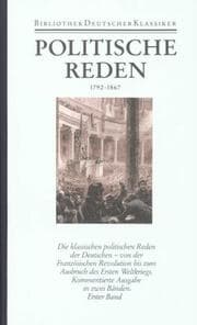 Cover von Politische Reden in vier Bänden